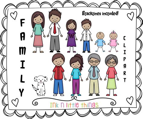 Family and Friends Clipart: Celebrating the Bonds of Love and Friendship