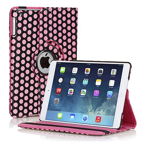 New Apple iPad Air 5 5th Gen 360 Rotating PU Leather Case Smart Cover ...