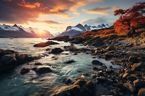 Premium AI Image | Scenic Landscapes of Patagonia Argentina