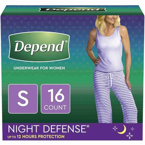 Depend Night Defense Pull-Up Underwear for Women, Overnight | Carewell