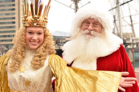 German Christkind and Santa at Baltimore's Inner Harbor. 12 Pins 35 ...