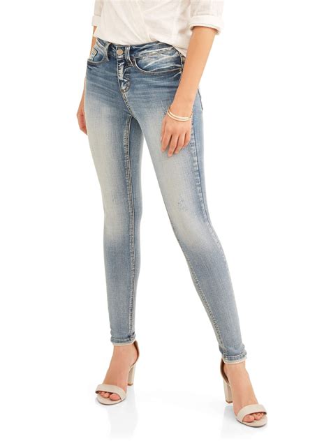 Time and Tru - Time and Tru Women's Core Skinny Jeans - Walmart.com | Skinny jeans, Womens jeans ...