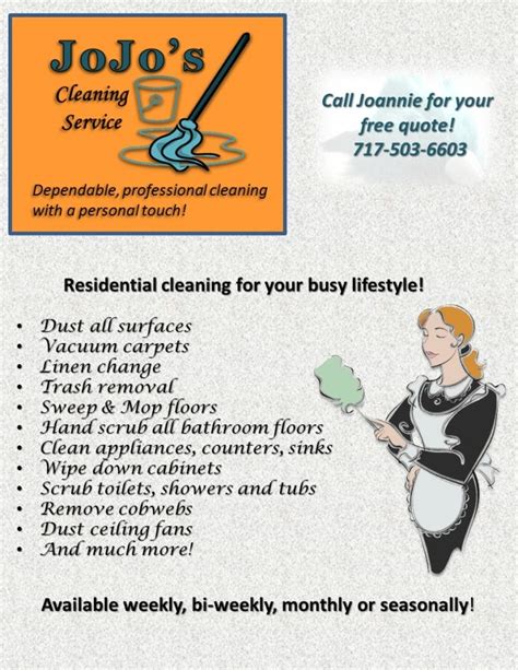 Janitorial Business Cards Samples - ubisenss