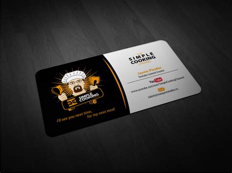 Elegant, Personable, Cooking Business Card Design for a Company by ...