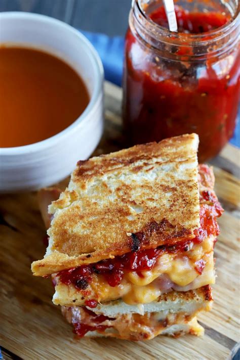 Inverted Grilled Cheese with Tomato Jam_2890 - Cake 'n Knife