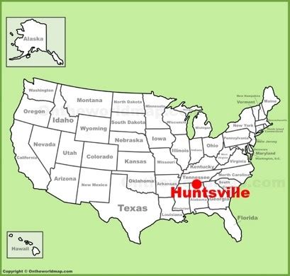 Huntsville Maps | Alabama, U.S. | Discover Huntsville with Detailed Maps