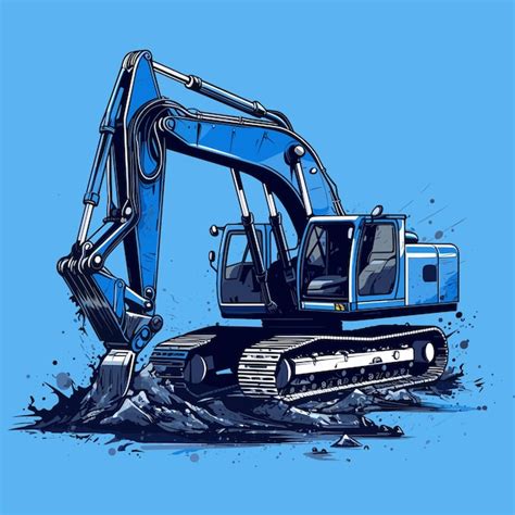 Premium Vector | Excavator silhouette vector