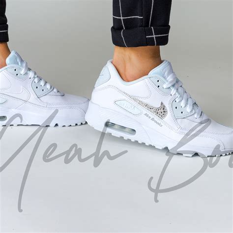 SHOP > Nike Wedding Shoes // Wedding Trainers // Blinged Nike