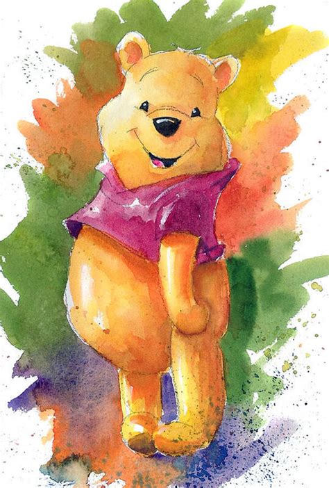 Winnie The Pooh Art Print by Andrew Fling