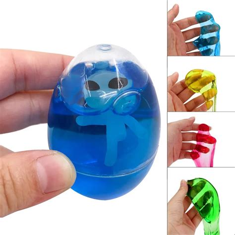 Fashion child toy Egg Alien Soft Crystal Slime Slime Scented Stress Relief Toy Sludge new toys ...