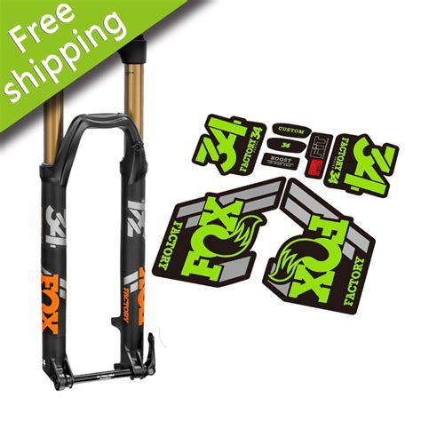 2018 FOX34 Fork Stickers mountain bike bicycle front fork stickers for ...