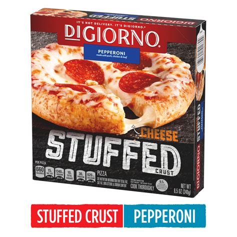 DiGiorno Cheese Stuffed Crust Pepperoni Small Sized Frozen Pizza, 8.5 ...