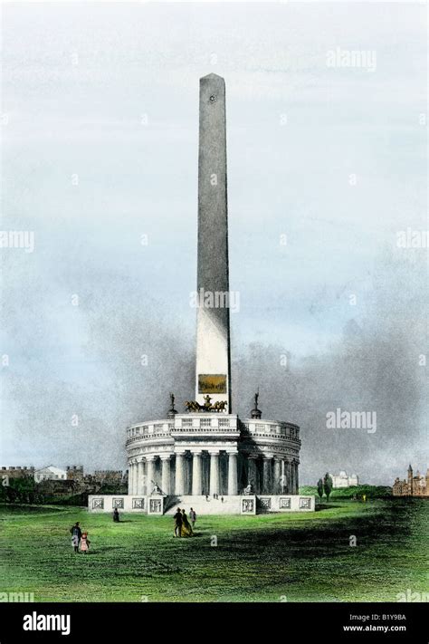 Original washington monument design hi-res stock photography and images ...