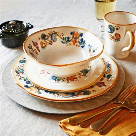 Rustica 16-Piece Dinnerware Set | Dinnerware set, Dinnerware, Italian ...