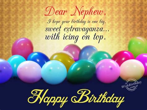 Birthday Wishes For Nephew - Birthday Images, Pictures