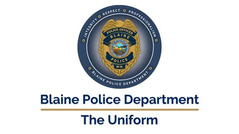 Blaine Police Department: The Uniform - YouTube