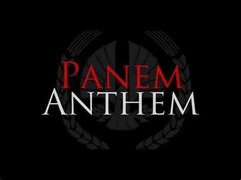 Panem Anthem | Anthem lyrics, National anthem lyrics, Hunger games