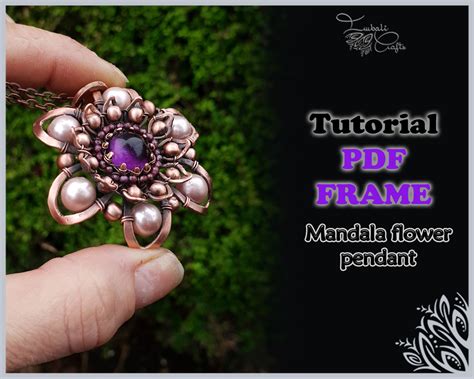 Tutorial - Frame PDF for 'Flower mandalal' pendant