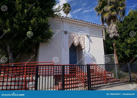 Historic Los Angeles Public Library Wilmington Branch, California. Spanish Colonial Revival ...