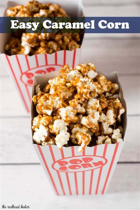 Caramel Corn Snack Recipe by The Redhead Baker