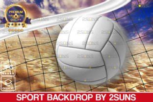 Beach Volleyball Backdrop Sport Graphic by 2SUNS · Creative Fabrica