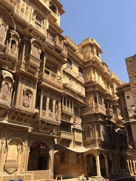 A wonderful Haveli in Jaisalmer, Rajasthan, India India Architecture, Architecture Painting ...