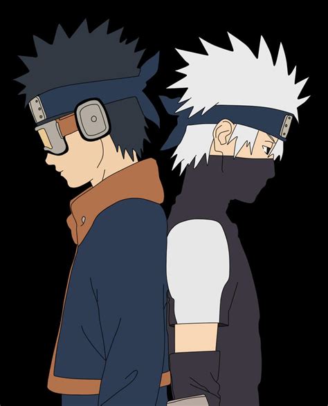 Kakashi and Obito by BlackBandit21 on DeviantArt