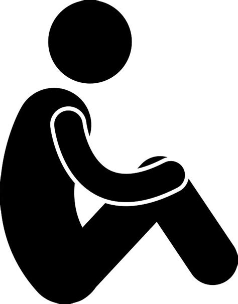 Pictogram sitting person clipart. Free download transparent .PNG | Clip ...