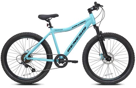 Genesis 26" Vallaro Women's Aluminum Mountain Bike, Light Blue ...