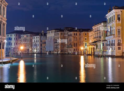 night view of canal grande Stock Photo - Alamy