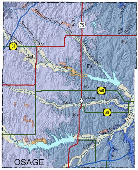 KGS--Geologic Map--Osage