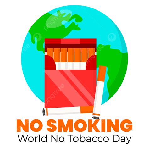 Gambar Poster Hari Tanpa Tembakau Sedunia Yang Digambar Tangan Dengan Ilustrasi Bungkus Rokok ...