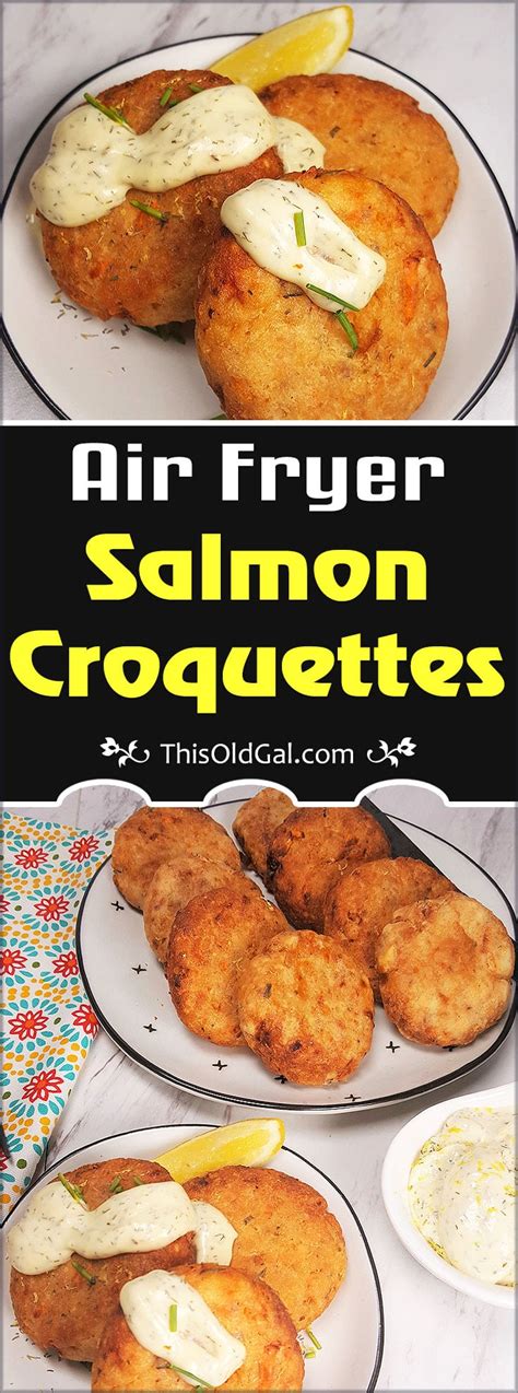 Air Fryer Salmon Croquettes {Jewish Mom Style} | This Old Gal