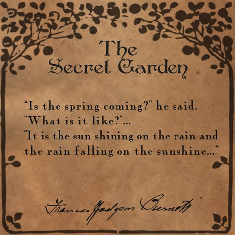 The Secret Garden Book Quotes - Ailee Arliene