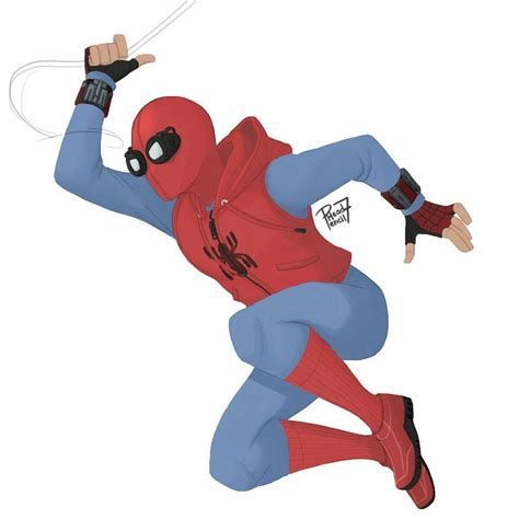 How To Draw Homecoming Spiderman