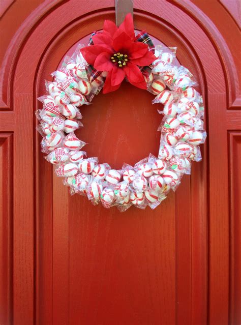 Peppermint Candy Wreath Christmas Hostess Gift - Etsy