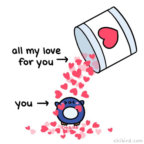 Valentines Day Love GIF by Chibird - Find & Share on GIPHY