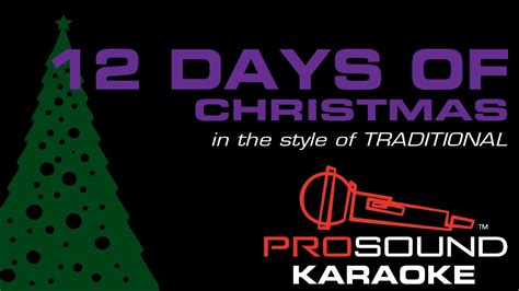 KARAOKE The Twelve Days Of Christmas