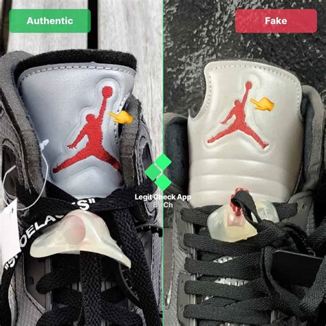 Black Jordan 5 Off-White: How To Spot Fake Vs Real