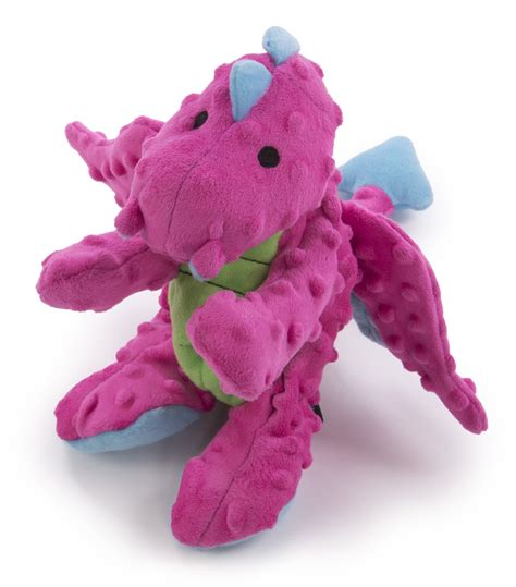 goDog Dragons with Chew Guard Technology Durable Plush Squeaker Dog Toy ...