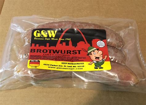 Weisswurst - G&W Meat & Bavarian Style Sausage