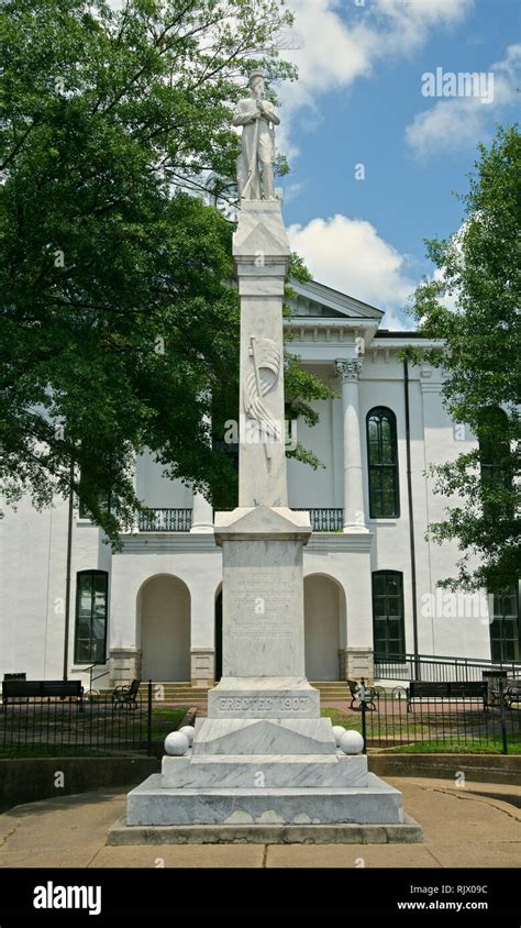 Oxford. Mississippi 7-23-2014 Confederate soldiers monument at the ...