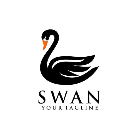 Premium Vector | Swan logo