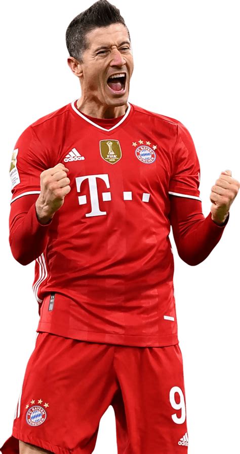 Robert Lewandowski Bayern Munich football render - FootyRenders