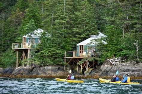 Yurt Glamping at Alaska's Orca Island Cabins