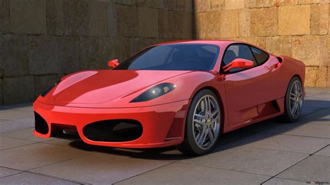 Red Ferrari F430 2K wallpaper download