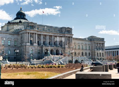 Library of Congress Thomas Jefferson building in Washington D.C. USA facade Stock Photo - Alamy