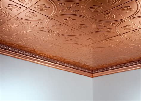 copper ceiling ~ constructed with copper ceiling tiles | Copper ceilings, Copper ceiling, Copper ...