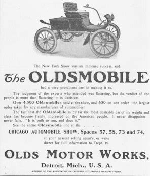 USA - Oldsmobile History (1901-2004)