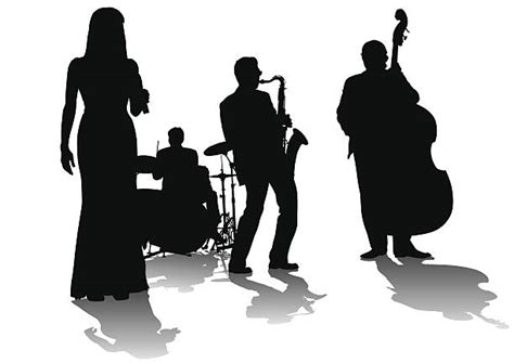 190+ Jazz Band Silhouette Stock Illustrations, Royalty-Free Vector ...